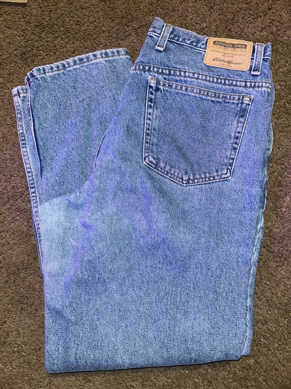 Vintage Eddie Bauer Relaxed Fit Light Blue Denim Jeans